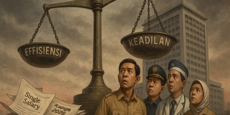 Gaji Tunggal ASN: Solusi Efisien atau Ancaman Keadilan?