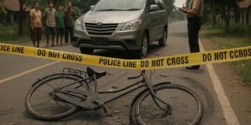 Tragis! Kakek 77 Tahun Tewas Tertabrak Innova Saat Gowes Sepeda Ontel