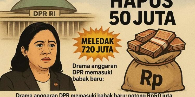 DPR Potong Tunjangan Rumah Rp50 Juta, Tapi Dana Reses Malah Meledak Rp720 Juta!