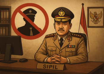 MK Melarang Polisi Aktif, Tapi Jabatan Sipil Masih Betah Ditempati