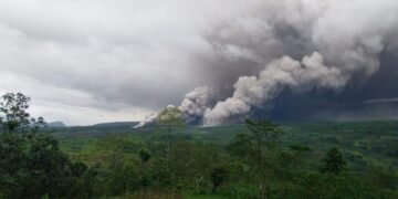 Semeru Kembali Bergolak: Abu Tebal dan Awan Panas Menjalar
