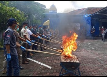 8,6 Juta Batang Rokok Ilegal Dimusnahkan di Madiun