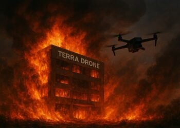 Terra Drone Pernah Petakan Sawit Sumatra, Kini Gedungnya Hangus