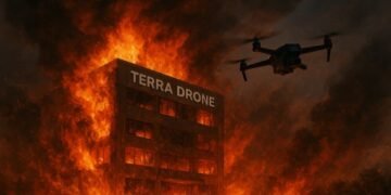 Terra Drone Pernah Petakan Sawit Sumatra, Kini Gedungnya Hangus
