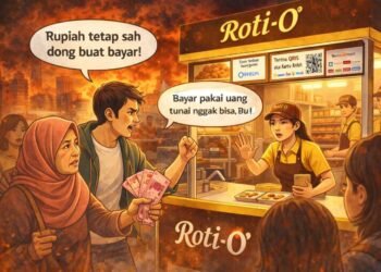 Rupiah Ditolak di Negeri Sendiri: Roti Lebih Berkuasa dari Hukum