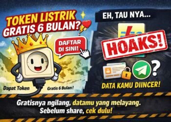 Link Token Listrik Gratis Bikin Heboh, Ujungnya Hoaks