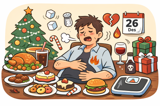 Pesta Natal Tanpa Petaka: Gula Berlebih dan Drama Tubuh Setelahnya