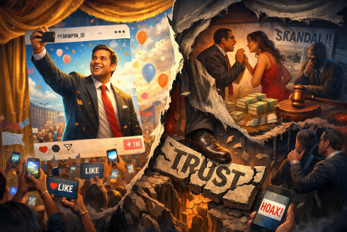 Politik Ala Instagram: Estetik di Depan, Retak di Belakang