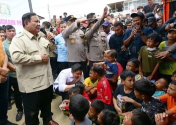 Tinjau Pengungsian Aceh Tamiang, Prabowo Janji Percepat Pemulihan