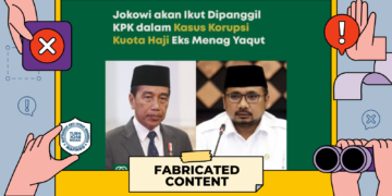 Cek Fakta: Klaim Jokowi Dipanggil KPK soal Kuota Haji Hoaks