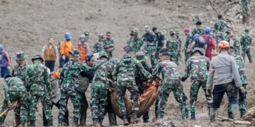 23 Prajurit TNI Jadi Korban Longsor di Cisarua