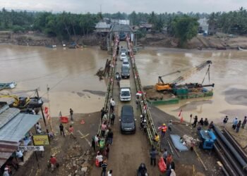 TNI AD Rampungkan 17 Jembatan Bailey Pasca Banjir Sumatera