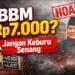 Hoaks! Klaim Prabowo–Purbaya Sepakat Turunkan Harga BBM Jadi Rp7.000