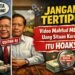 Hoaks: Video Mahfud MD Bagi Uang Sitaan Korupsi