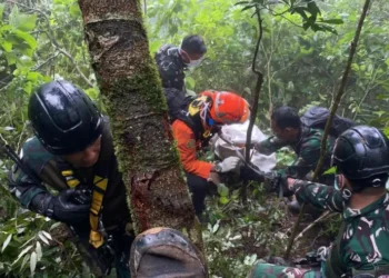 Jenazah Korban ATR 42-500 Dievakuasi dari Jurang Maros-Pangkep