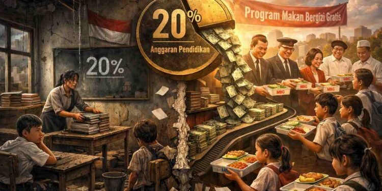 Pengalihan Anggaran Pendidikan Untuk Makan Bergizi Gratis