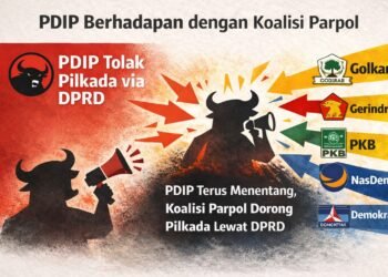Sendirian Melawan Arus: PDIP Pilih Lawan Lima Partai Dukung Pilkada via DPRD