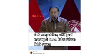 SBY Disebut Ramalkan AHY Menang Pemilu 2029, Ini Faktanya