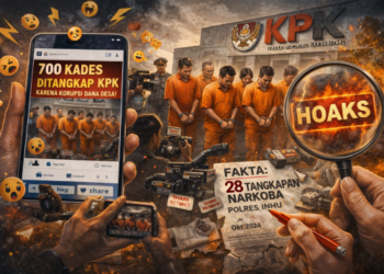 Cek Fakta: Klaim 700 Kepala Desa Ditangkap KPK Ternyata Hoaks