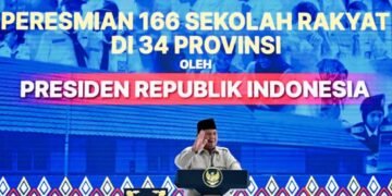 Prabowo Resmikan 166 Sekolah Rakyat, Targetkan 500 Unit hingga 2029