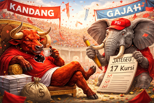 Banteng Rebahan, Gajah Pemanasan: Drama Politik di Kandang Lama