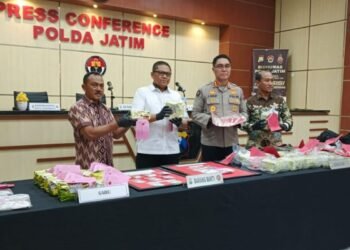 Polisi Bekuk Jaringan Sabu Kemasan Teh China di Jatim