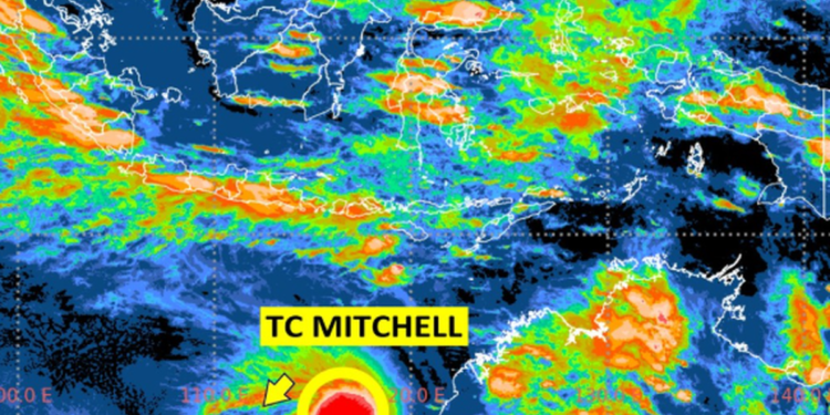 BMKG Peringatkan Gelombang 4 Meter Akibat Siklon Tropis Mitchell