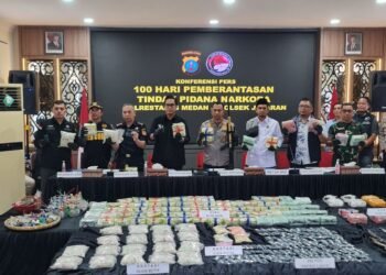 Polrestabes Medan Bongkar Jaringan Narkoba, Liquid Vape Jadi Modus Baru