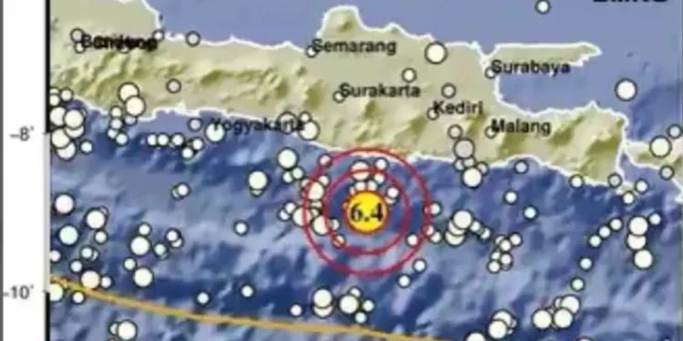 Pacitan Diguncang Gempa Magnitudo 6,4, Tidak Berpotensi Tsunami
