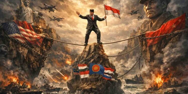 Bebas Aktif di Era Abu-Abu: Strategi Indonesia Menghindari Konflik