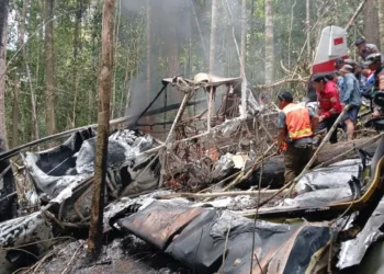 Pesawat Pengangkut BBM Jatuh di Kalimantan Utara