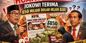Hoaks Ridwan Kamil Sebut Jokowi Terima 850 Miliar Dolar Iklan BJB