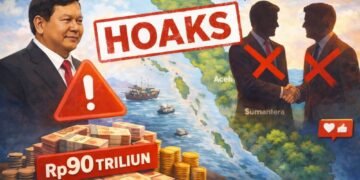 Hoaks Prabowo Jual Laut dan Hutan Aceh-Sumatera ke Inggris