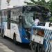 Insiden Adu Banteng Dua Bus Transjakarta Ganggu Mobilitas Pekerja