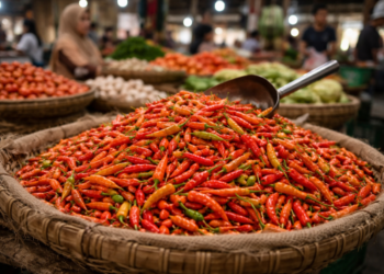 Jelang Ramadhan, Harga Cabai Rawit Tembus Rp100 Ribu di Semarang