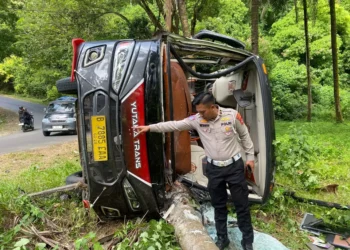 Sopir Diduga Mengantuk, Mikrobus Rombongan Wisata Kecelakaan di Banten