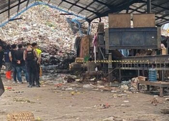 Petugas Tewas Terjatuh ke Mesin Penggiling di TPA Putri Cempo