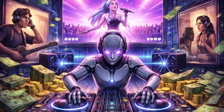 AI Kuasai Musik, Cuan Lari ke Mana?