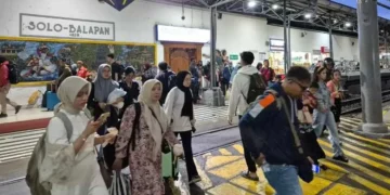 Arus Mudik via Kereta Menguat, Stasiun Yogyakarta dan Solo Balapan Terpadat