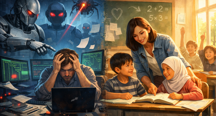AI Menyerang Programmer, Guru Justru Bertahan Dan Tak Tergantikan