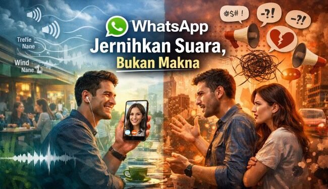 WhatsApp Jernihkan Suara, Bukan Makna