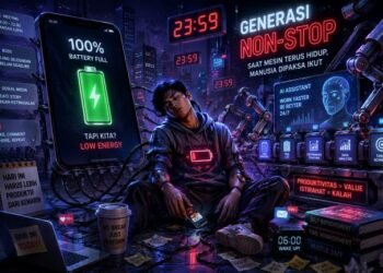 Generasi Non-Stop: Saat Mesin Terus Hidup, Manusia Dipaksa Ikut