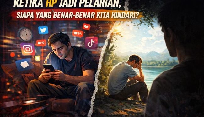 Ketika HP Jadi Pelarian, Siapa yang Benar-Benar Kita Hindari?