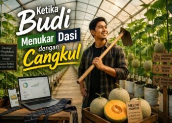 Ketika Budi Menukar Dasi dengan Cangkul