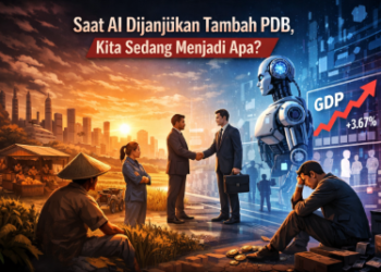 Saat AI Dijanjikan Tambah PDB, Kita Sedang Menjadi Apa?
