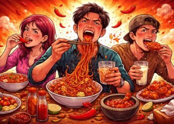 Makan Pedas Level Tinggi: Nikmat atau Cuma Gak Mau Malu?