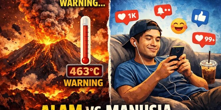 Gunung Slamet Sudah Warning, Kita Masih Sibuk Scroll?