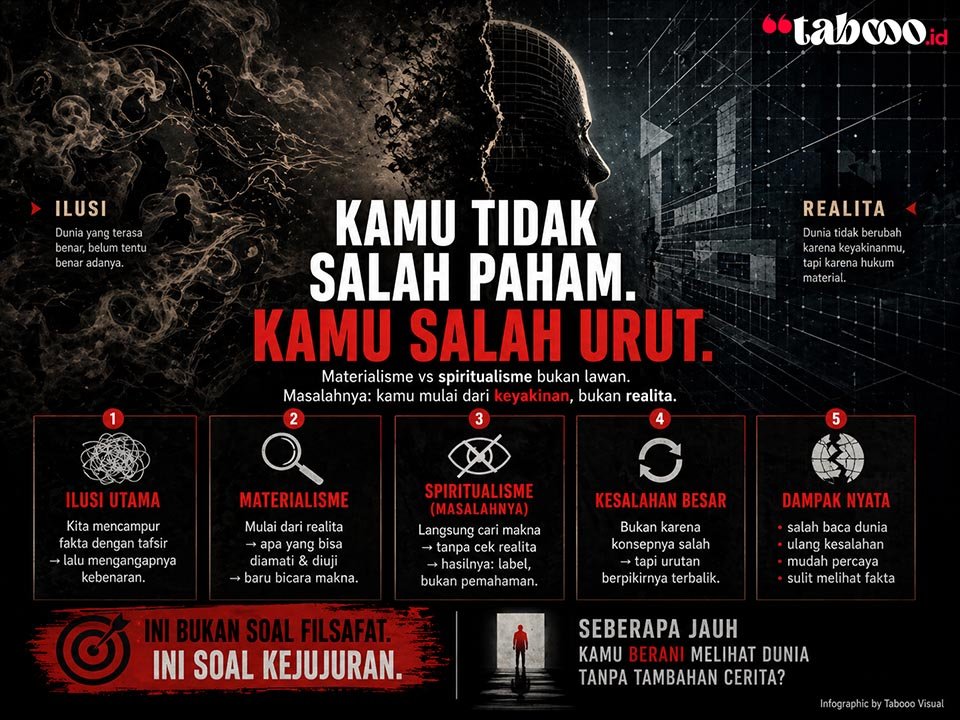 Materialisme vs Spiritualisme: Bertentangan atau Salah Paham? – Madilog Series #1.6