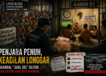 Penjara Dan Keadilan Longgar: Skandal “Jual Sel” Blitar dan Sistem yang Bermain