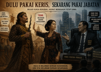 Dulu Pakai Keris, Sekarang Pakai Jabatan